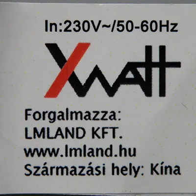 Photo de l’avis officiel: XWATT Karácsinyi fény / Christmas light Chaîne d'éclairage — risque: Choc électrique