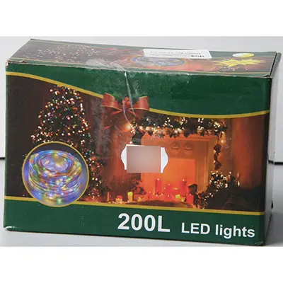 Photo de l’avis officiel: 200L LED lights Chaîne d'éclairage — risque: Choc électrique (A12/02564/24)