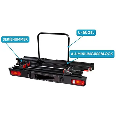 Foto uit de officiële melding: Busbiker XM290, X290-Light Fietsdrager — risico: Verwonding