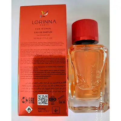 Photo de l’avis officiel: LORINNA PARIS 241 BLACK CRYSTAL Parfum — risque: Risque chimique