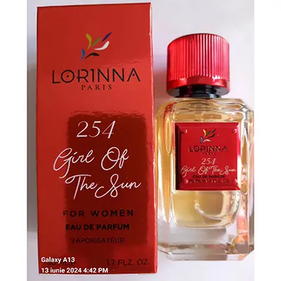 Photo de l’avis officiel: LORINNA PARIS 254 GIRL OF THE SUN Parfum — risque: Risque chimique