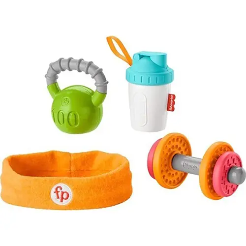 Foto do aviso oficial: Fisher-Price Baby Biceps Gift Set Conjunto de brinquedos — risco: Engasgamento