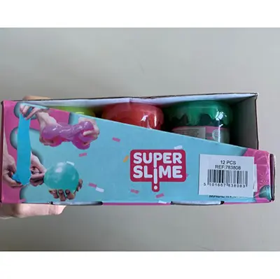 Photo de l’avis officiel: 7 Toys Kolorow Super Slime Slime de jouet — risque: Risque chimique