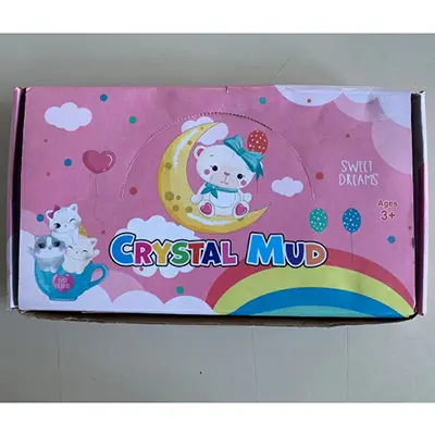 Photo de l’avis officiel: CRYSTAL MUD Sweet Dreams Slime de jouet — risque: Risque chimique (A12/02667/24)