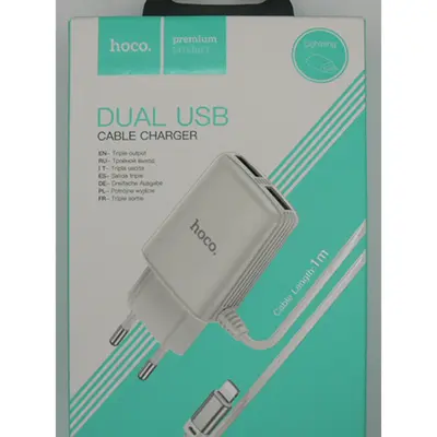 Photo de l’avis officiel: Hoco Dual USB Cable Charger / Travel Charger Chargeur USB — risque: Choc électrique