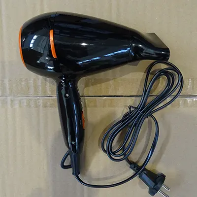 Photo de l’avis officiel: Maestro Travel Hair Dryer Sèche-cheveux — risque: Choc électrique