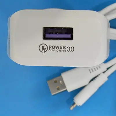 Foto aus der offiziellen Meldung: SENZHEN NEW PRODUCT QUICK CHARGER USB-Ladegerät — Risiko: Elektrischer Schlag