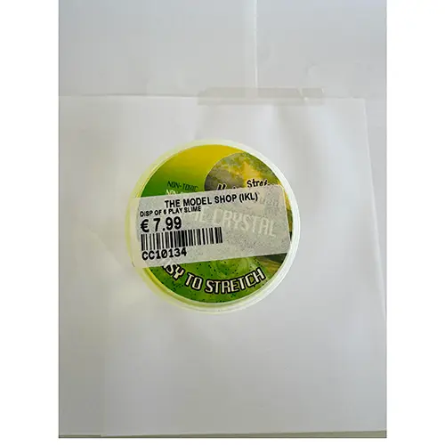 Photo de l’avis officiel: SLIME CRYSTAL Slime de jouet — risque: Risque chimique