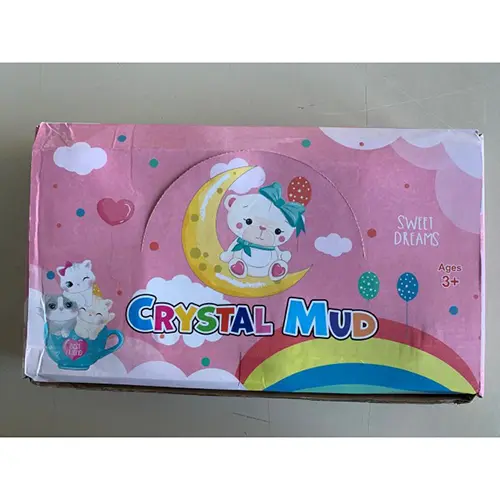 Photo de l’avis officiel: CRYSTAL MUD Sweet Dreams Slime de jouet — risque: Risque chimique (A12/02701/24)