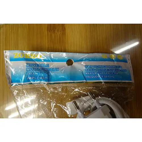 Foto del aviso oficial: Zorro Moveable Multi-Function Transition Implement Plomo de extensión — riesgo: Choque eléctrico