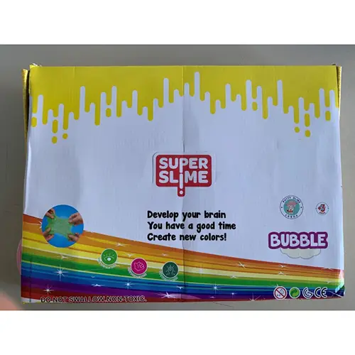 Foto dell’avviso ufficiale: Super Slime Super Slime Bubble Bava di giocattolo — rischio: Rischio chimico