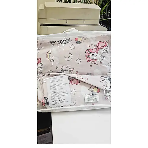 Foto aus der offiziellen Meldung: Kinderbettwäsche-Set — Risiko: Ersticken