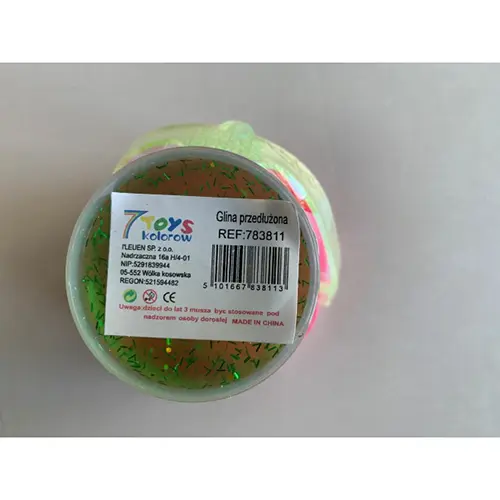 Photo de l’avis officiel: Super Slime Stick Push Slime de jouet — risque: Risque chimique