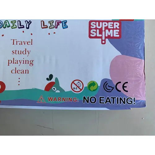 Photo de l’avis officiel: Super Slime Bubble Mud / Bucke Slime Slime de jouet — risque: Risque chimique