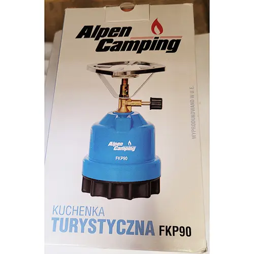 Photo de l’avis officiel: Alpen Camping Kuchenka Turystyczna Poêle à gaz portable — risque: Asphyxie