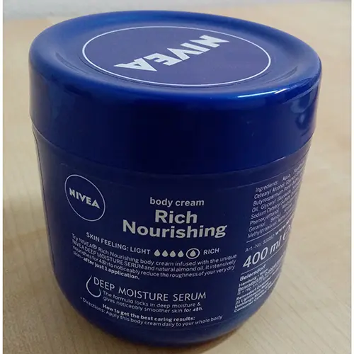 Photo from the official notice: Nivea Nivea Rich Nourishing body cream — chemical risk
