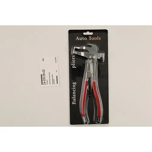 Foto do aviso oficial: Auto Tools, MR-tuote Pellintaittopihti suora, balancing pliers Alicates dobráveis — risco: Químico