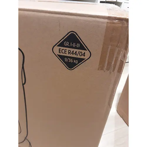 Foto aus der offiziellen Meldung: BBEST MANTRA V2 Kinderautositz — Risiko: Verletzungen