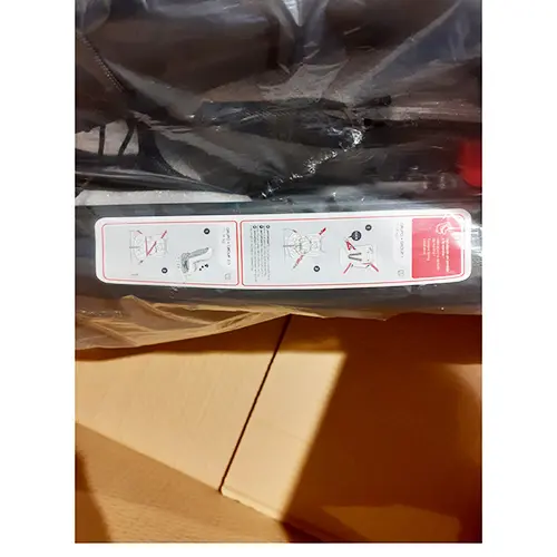 Foto aus der offiziellen Meldung: BBEST MANTRA V2 Kinderautositz — Risiko: Verletzungen