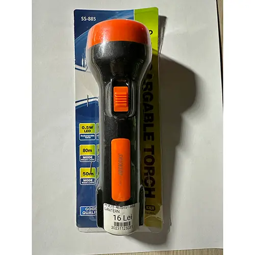 Foto do aviso oficial: SHUNSHI LED RECARGABLE TORCH Lanterna — risco: Queimaduras & Choque elétrico (A12/02763/24)