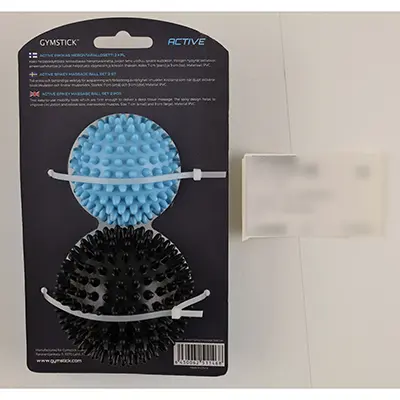 Photo from the official notice: Gymstick Active Spikey Massage Ball Set — chemical risk