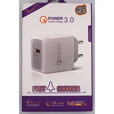 Photo de l’avis officiel: FAST FAST CHARGER / USB CHARGER Chargeur USB — risque: Choc électrique