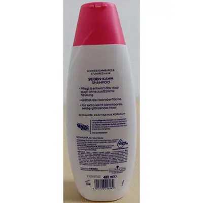Photo de l’avis officiel: Schwarzkopf Schauma Seiden-Kamm Shampoo — risque: Risque chimique