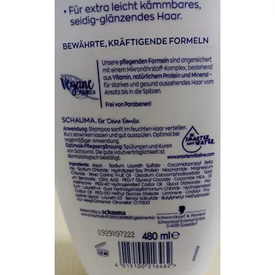 Photo de l’avis officiel: Schwarzkopf Schauma Seiden-Kamm Shampoo — risque: Risque chimique