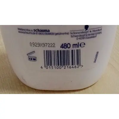 Photo de l’avis officiel: Schwarzkopf Schauma Seiden-Kamm Shampoo — risque: Risque chimique
