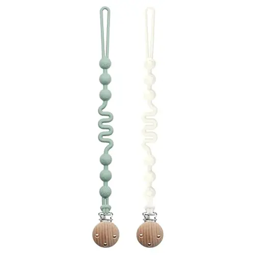Foto del aviso oficial: Seposeve Seposeve Silicone Pacifier Clips Seposeve 2er-Pack Tenedor del chupete — riesgo: Estrangulamiento