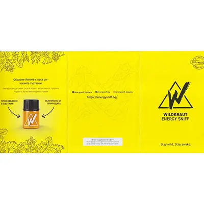 Photo de l’avis officiel: Wildkraut Energy Sniff Energie en poudre — risque: Blessures