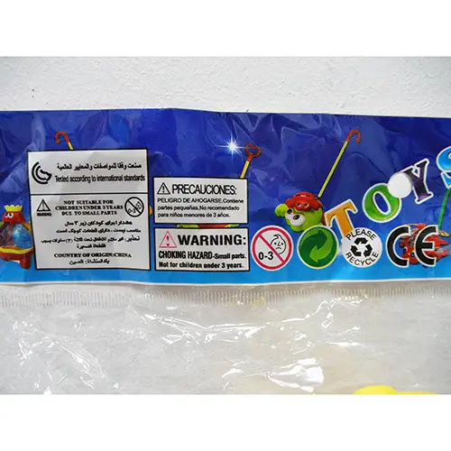 Photo from the official notice: Hairun push along toy — choking risk