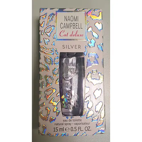 Foto dell’avviso ufficiale: Naomi Campbell Cat Deluxe Silver Eau de toilette — rischio: Rischio chimico