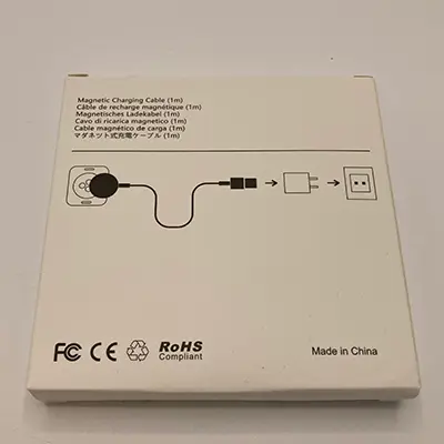 Photo from the official notice: WATCH Magnetic Charging Cable — environment risk