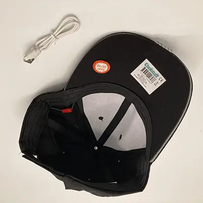 Foto aus der offiziellen Meldung: Spralla LED Cap Baseballmütze — Risiko: Umwelt
