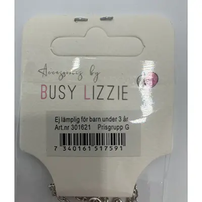 Foto do aviso oficial: Busy Lizzie Necklace football Colar — risco: Químico