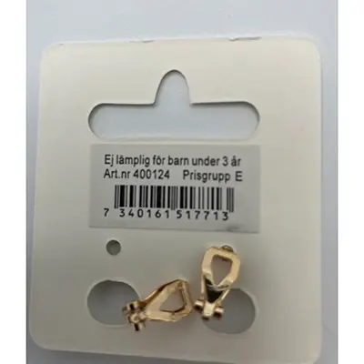 Foto dell’avviso ufficiale: Busy Lizzie Earrings ghost Orecchini — rischio: Rischio chimico