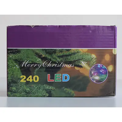 Photo de l’avis officiel: Merry Christmas 240 LED Chaîne d'éclairage — risque: Choc électrique