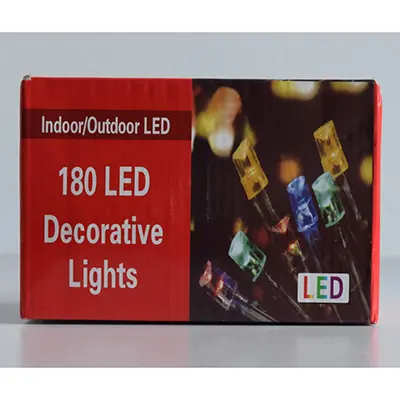 Photo de l’avis officiel: 180 LED Decorative Lights Chaîne d'éclairage — risque: Choc électrique