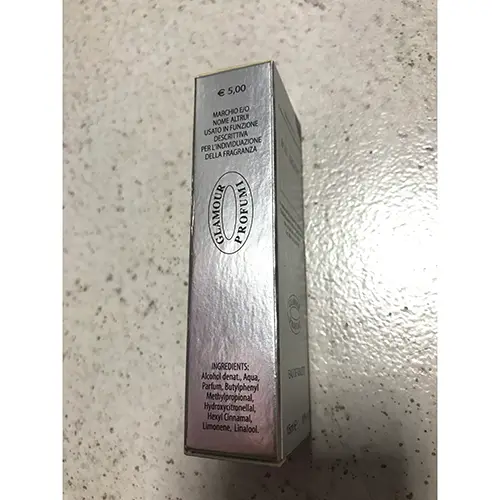 Photo de l’avis officiel: Glamour profumi Bois Argent Eau de toilette — risque: Risque chimique