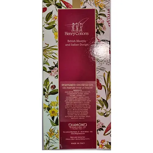 Photo de l’avis officiel: Herry Cotton's Perfumed shower gel Gel douche — risque: Risque chimique
