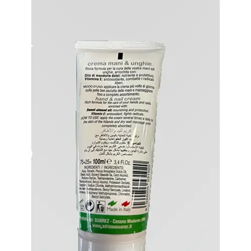 Photo de l’avis officiel: Suarez Crema mani Crème pour les mains — risque: Risque chimique
