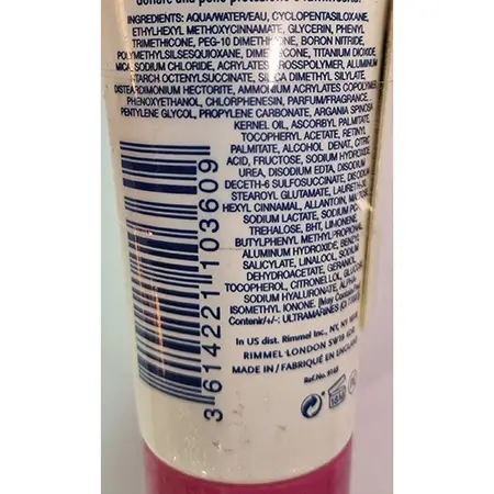 Foto dell’avviso ufficiale: RIMMEL London Fix &amp; Protect - Makeup Primer Primer per trucco — rischio: Rischio chimico
