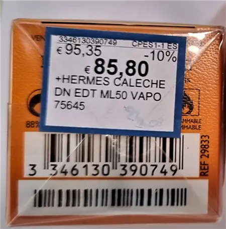 Foto dell’avviso ufficiale: Hermès Paris Calèche Profumo — rischio: Rischio chimico