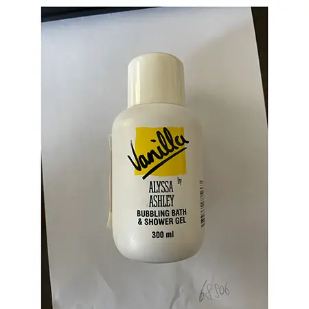 Photo de l’avis officiel: Alyssa Ashley Vanilla Mousse de bain — risque: Risque chimique