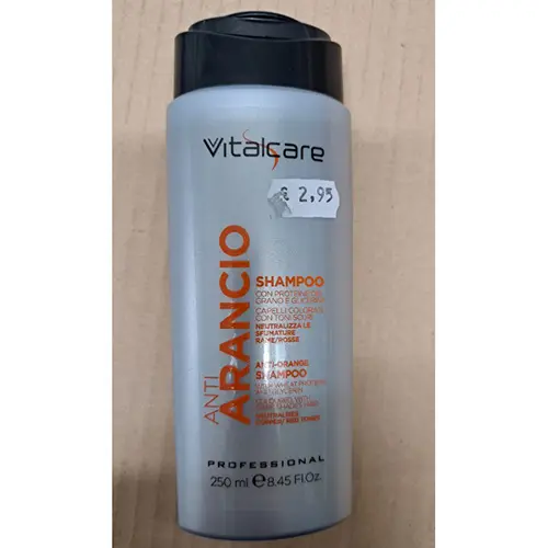 Photo de l’avis officiel: Vitalcare Anti Arancio Shampoo — risque: Risque chimique