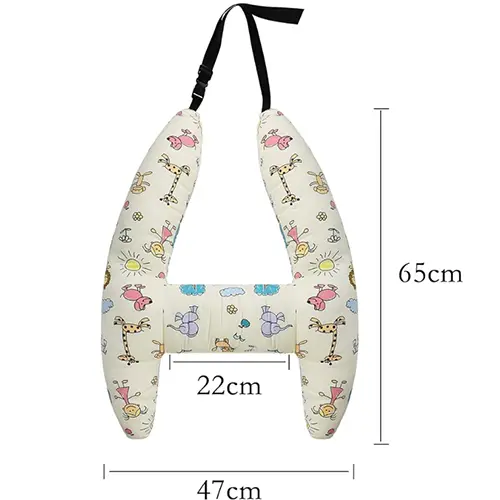 Foto aus der offiziellen Meldung: Qchomee Qchomee Kids Car Travel Pillow Car Seat Belt Cushion Head Neck £ 20 49 Support Pillow Safety Strap Aut — Risiko: Verletzungen