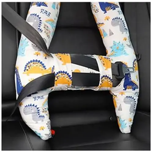 Foto aus der offiziellen Meldung: Qchomee Qchomee Kids Car Travel Pillow Car Seat Belt Cushion Head Neck £ 20 49 Support Pillow Safety Strap Aut — Risiko: Verletzungen
