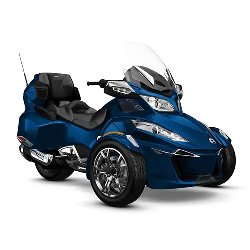 Photo from the official notice: Can-am Spyder F3, Spyder RT three-wheel vehicle — injuries risk