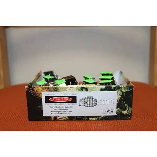 Foto aus der offiziellen Meldung: Laser pointer in the shape of a bomb Laserpointer — Risiko: Sehschaden